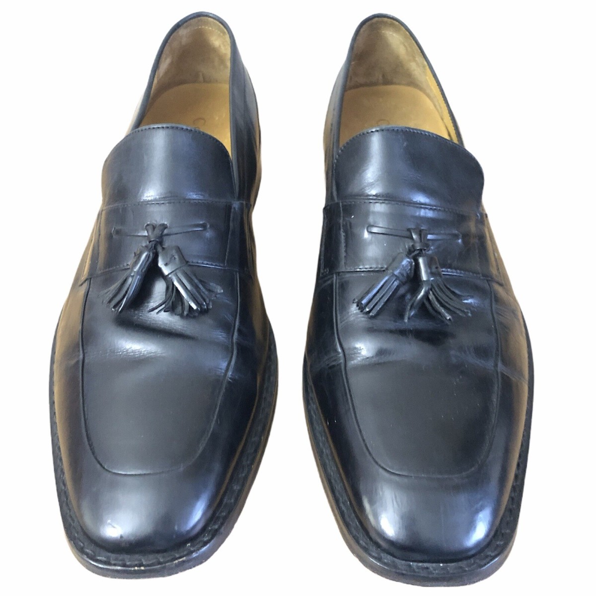 Cole Haan City Mens Pinch Tassel Loafers Dress Shoes Size 