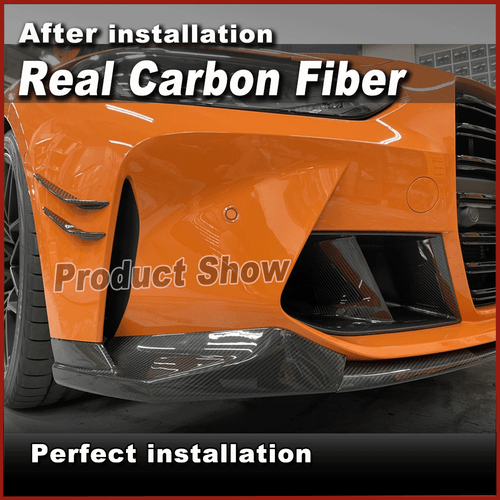 Carbon Frontlippe Lufteinlass Entlüftung Passt für BMW G80 M3 G82 M4 2021+2024 - Bild 5 von 12