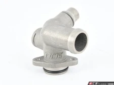 ECS - Audi B7 2.0T - Cast Aluminum Coolant Flange With O-Ring (06D121132C) -