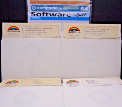 COMMODORE 64/128 -- GEOS 64 2.0 (MARKET & TECH - DISK)