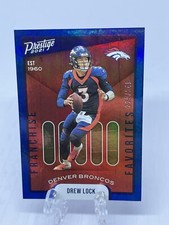 2021 Prestige Franchise Favorites Blue Xtra Points Drew Lock 225/249