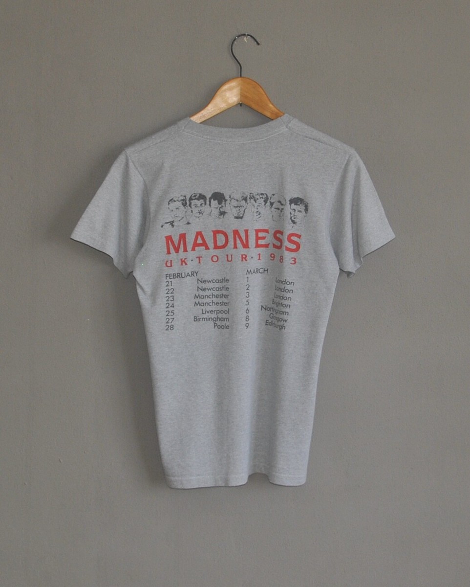 Vintage 1983 MADNESS UK Tour 80s Two Tone Ska Punk The