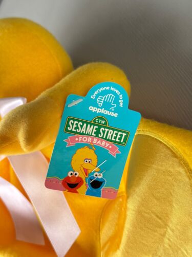 Vintage Sesame Street for Baby BIG BIRD Lovie Lovey Blanket Plush Applause Tag - Picture 4 of 16