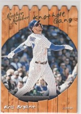 2019 Panini Leather & Lumber Insert Knothole Gang KRIS BRYANT #KHG-7 Cubs