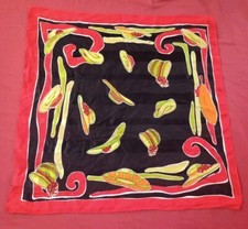 Vintage Symphony Square Scarf Made In Italy Read Description