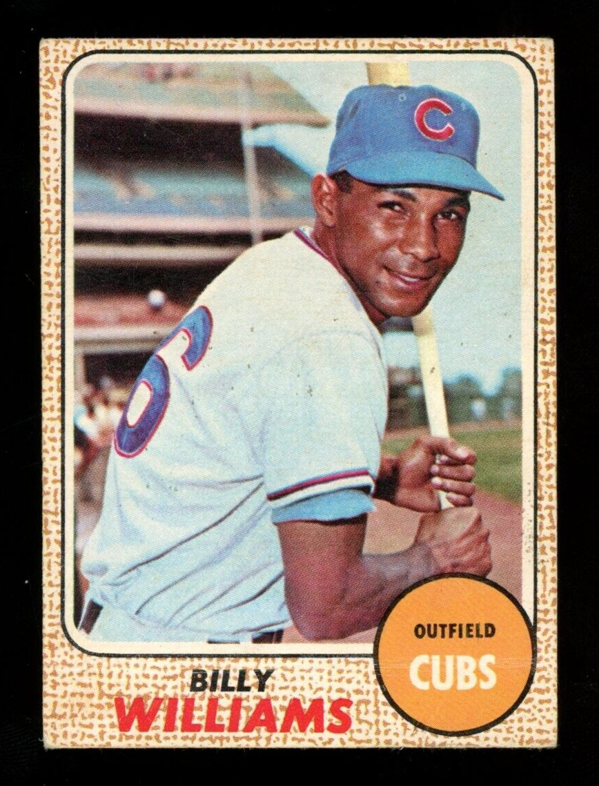 1968 TOPPS OPC O PEE CHEE BASEBALL #37 BILLY WILLIAMS VG CHICAGO CUBS card