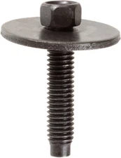 Ford Metric Body Bolt M6-1.0 x 28mm Dog Point Hex Sems N800947-S Qty 25