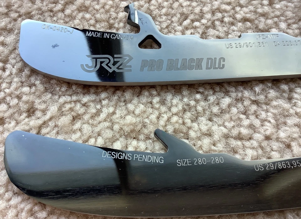 JRZ Pro Black DLC Ice Hockey Blades 280 - Image 2 of 4