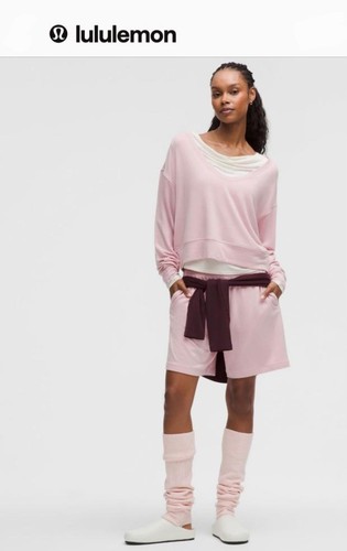 Lululemon BeCalm Mid-Rise Bermuda Short Pink Haze Size XXS - Picture 3 of 6