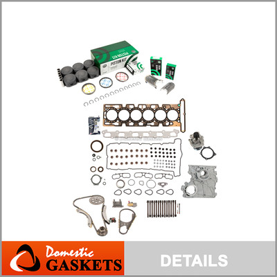 Engine Rebuild Kit Fit 06-09 GMC Buick Chevrolet Isuzu Oldsmobile Saab 4.2 DOHC