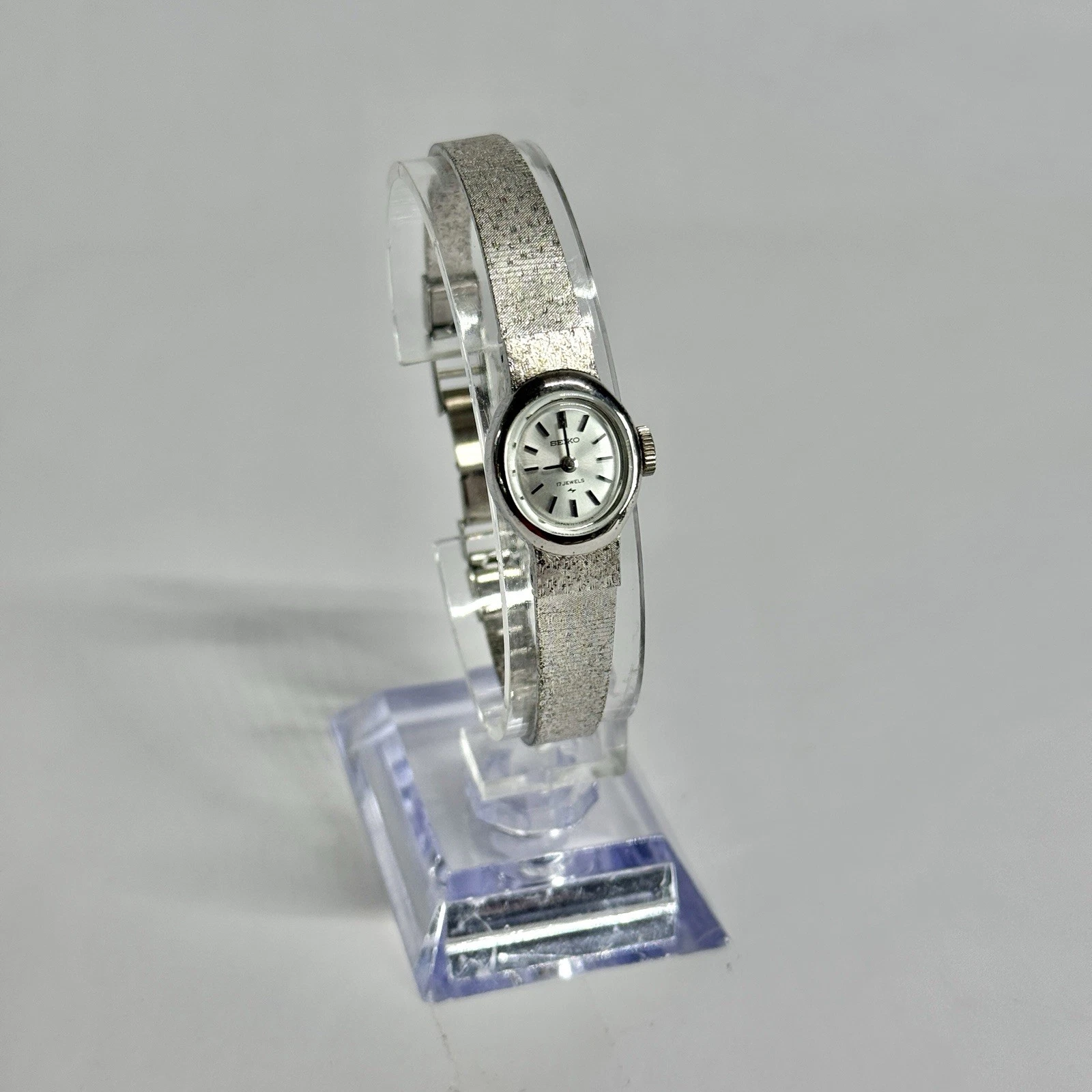 SEIKO 11-7380 Manual Wind Analog Women Vintage Watch W642 *WORKING