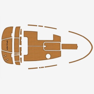 2013-2015 Bayliner 185 Flight  EVA Faux Teak Marine Floor