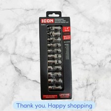 Icon S1UM11 1/4dr. Metric 11pc Professional U...