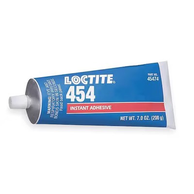Loctite 234004 Instant Adhesive, 454 Series, Clear, 7 Oz, Tube
