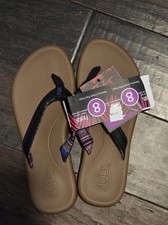 NWT Flojos Memory Foam Flip Flops Women's 8