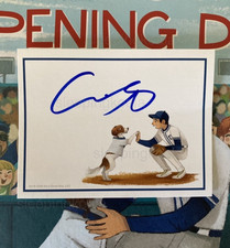 SHOHEI OHTANI DECOY SAVES OPENING DAY SIGNED AUTOGRAPHED BOOKPLATE
