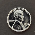 1943 D Steel Lincoln Wheat Cent BU