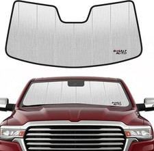Windshield Sun Shade Compatible for 2019-2025 Ram 1500 10 2019-25 Ram 1500-10