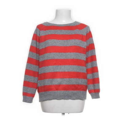 Comma, Strickpullover, Größe: 44, Rot/Grau, Acryl, Streifen, Damen #g0w