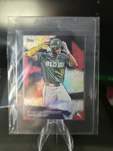 Roman Anthony RARE ROOKIE HOLO FOIL REFRACTOR TOPPS RC CARD RED SOX 💎
