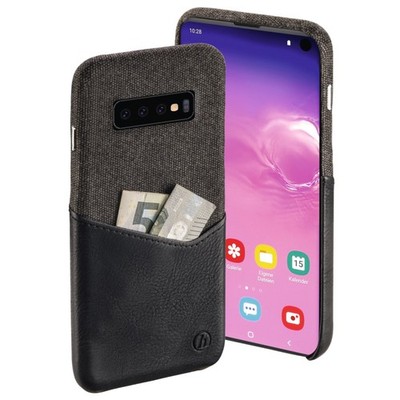 Hama Gentle Hard-Case Cover Schutz-Hülle Karten-Fach für Samsung Galaxy S10