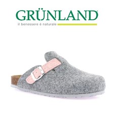 Grunland Ciabatta Donna Casa Feltro e Sughero SARA CB0683 GRIGIO-CIPRIA Sottopie