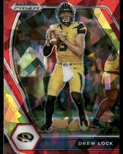 2021 Panini Prizm Draft Picks Collegiate #30 Drew Lock Red Ice