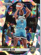 2024 Panini Prizm WNBA #107 Lindsay Allen Ice Prizms