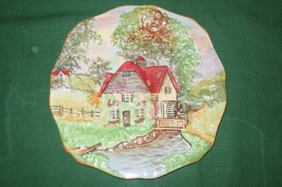 Vintage Grimwades Royal Winton Ye Olde Mill' Wandteller um 1935