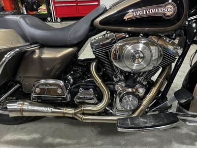 2 In 1 Exhaust Fit Dyna Swichback Full System 2007-2012 Smoke Muffler