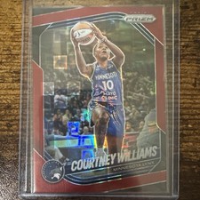2025 Panini Prizm WNBA #69 Courtney Williams Red Pandora Prizm #172/199 Lynx