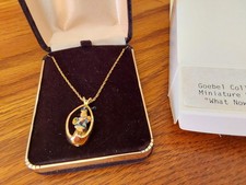 PAIR of Goebel Collectors Club Exclusive Pendant Necklaces NIB