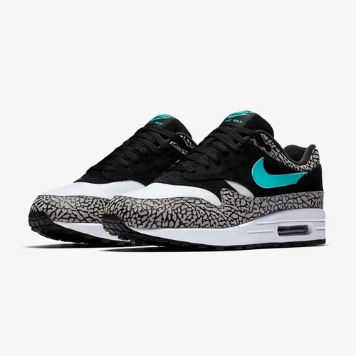 NIKE x ATMOS AIR MAX 1 PREMIUM RETRO ELEPHANT 2017 908366-001 Sneakers