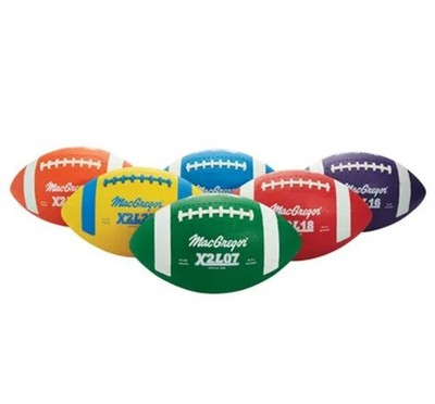 High Quality Multicolor Footballs - Official Size- Set of 6 /Nylon windings