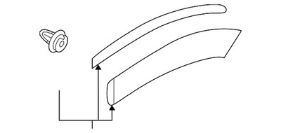 Genuine Subaru Wheel Flare 91112SJ690