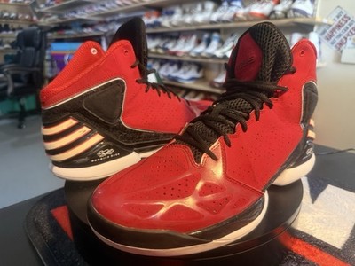   RARE ADIDAS D ROSE 773 G56265 SCARLET RED DERRICK ROSE SIZE 14 2012  