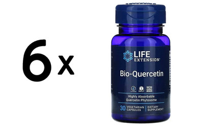 6 x Life Extension Bio-Quercetin - 30 vcaps (360,83 EUR/kg)