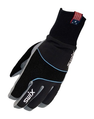 SWIX Women's Star XC 3.0 Black/Cashmere Blue Glove (H02203-10751)