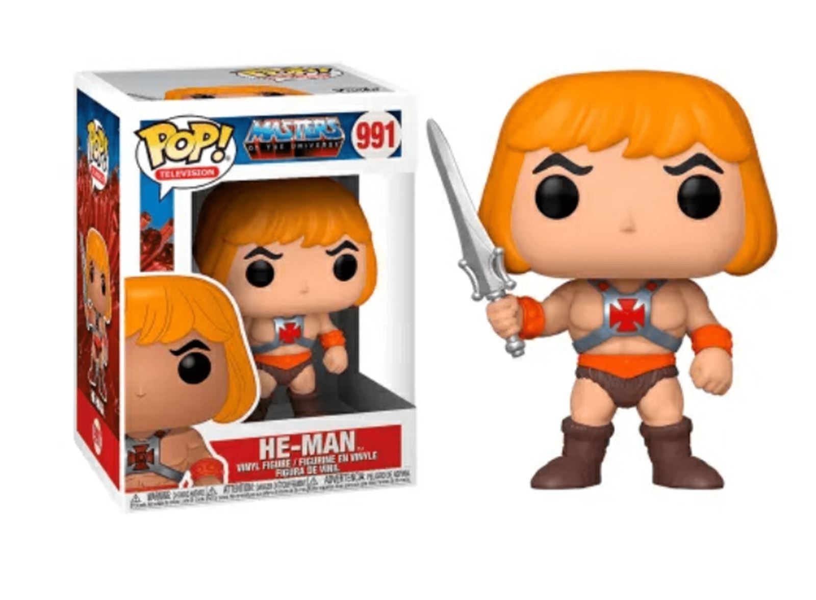 Funko Pop He-Man (991) Masters Of The Universe Vinyl Figure Figurine