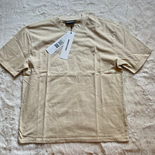 PEGADOR Herren T-Shirt S Beige Baumwolle Jers...