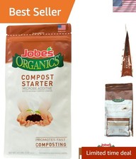 Organic Compost Starter - 4 lbs Bag for Rapid Fertilization and Soil Enrichment