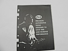 VINTAGE 1964 P&G PRECISION AUTOMOTIVE TOOLS PARTS CATALOG PORTLAND OREGON
