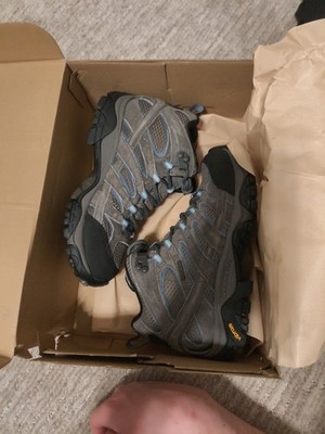 Merrell Moab 2 Mid Waterproof Hiking Boots Womens 7 Granite Vibram Outdoor