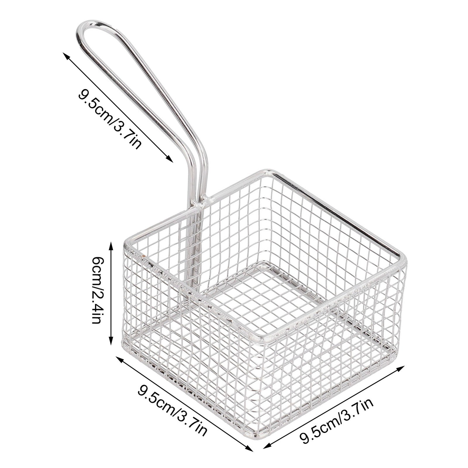 Stainless Steel Fryer Basket Stylish Strainer For Easy Frying Recommended