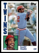 1984 Topps. Gary Ward . Minnesota Twins #67