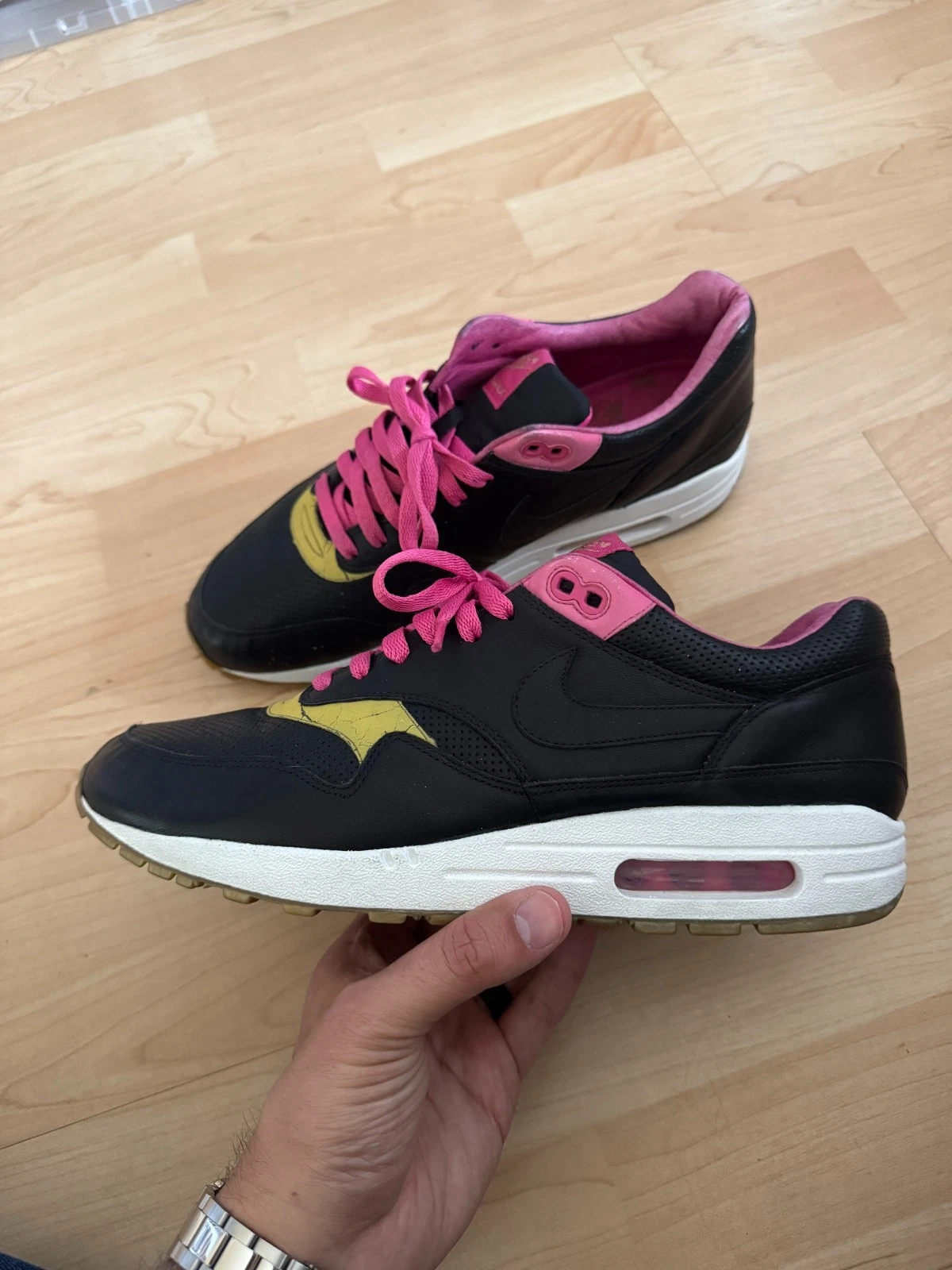 Taglia 10 Nike Kid Robot x Air Max 1 Nero