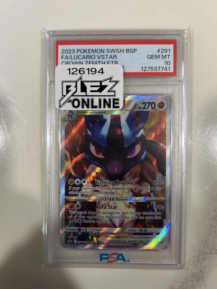 Lucario Pokémon TCG Professional Sports Authenticator (PSA