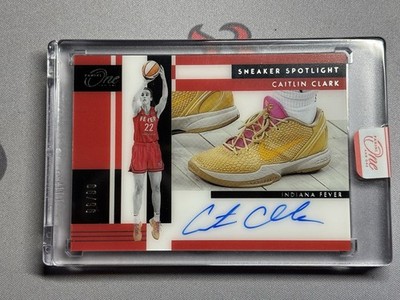 CAITLIN CLARK 2025 PANINI ONE AND ONE WNBA #22 SNEAKER SPOTLIGHT