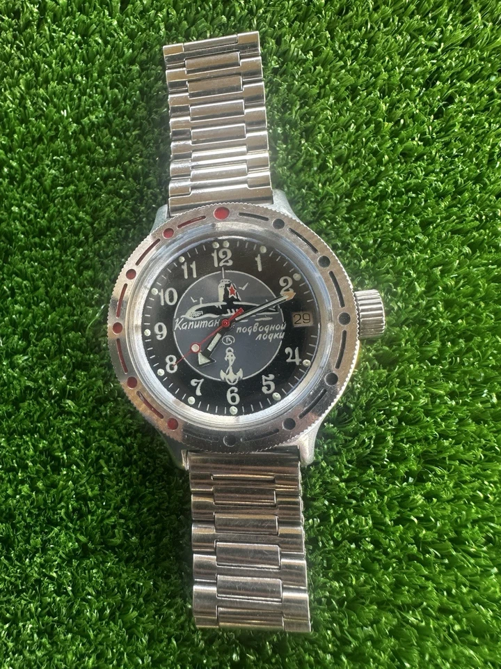 VOSTOK USSR SOVIET KOMANDIRSKIE WATCH Commander Military Submarine automatic  - Image 2 of 4