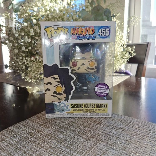 Funko Pop! Vinyl: Naruto -Sasuke (Curse Mark) - West Coast Toys (Exclusive) #455